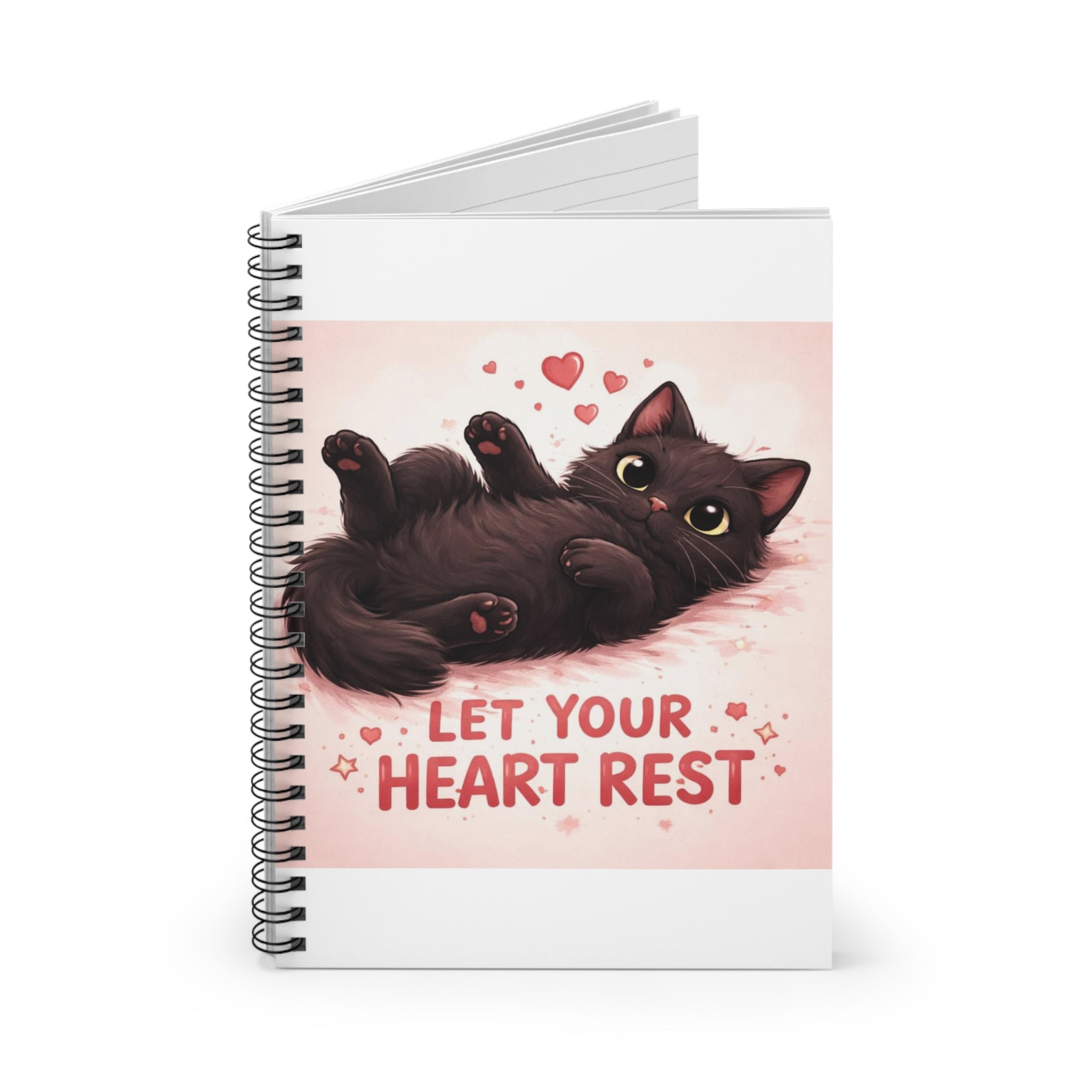 LET YOUR HEART REST Spiral Notebook