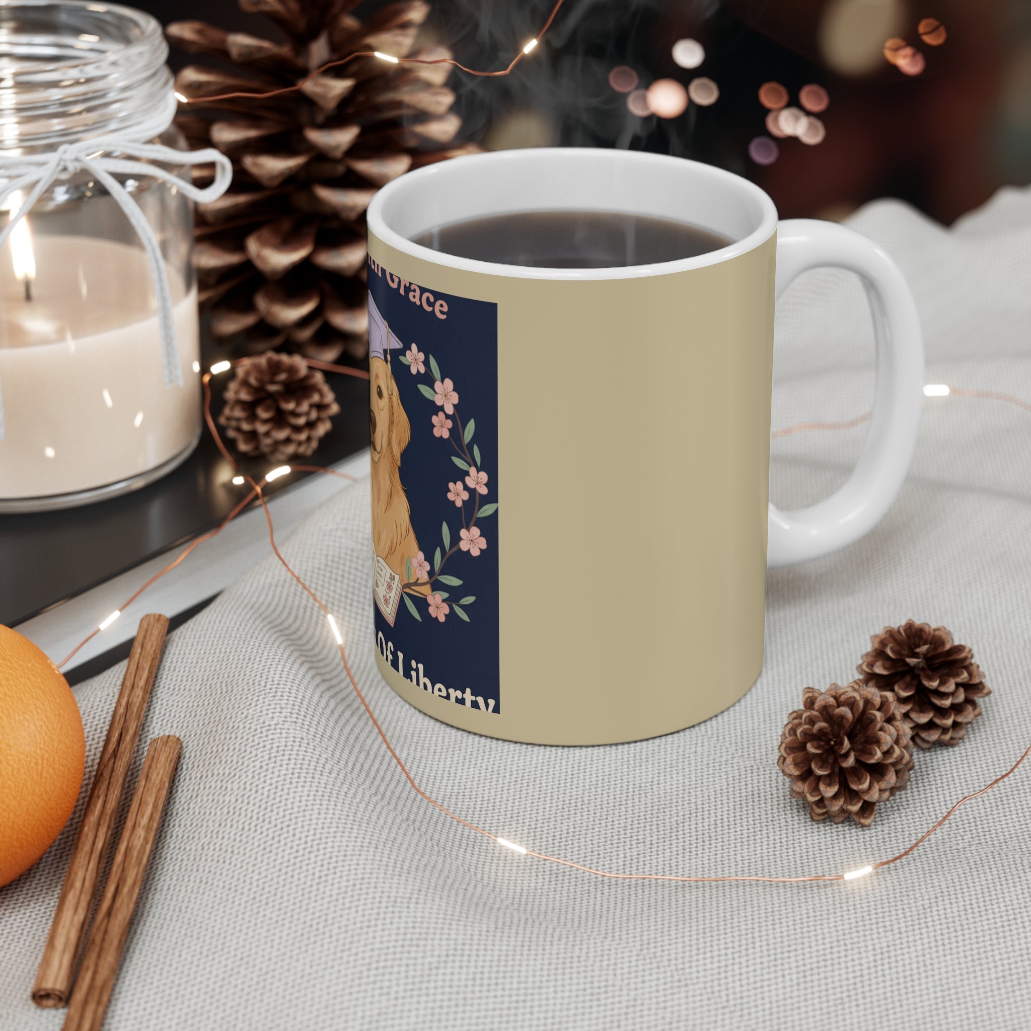 Golden Retriever Mug 11oz – Bloom With Grace