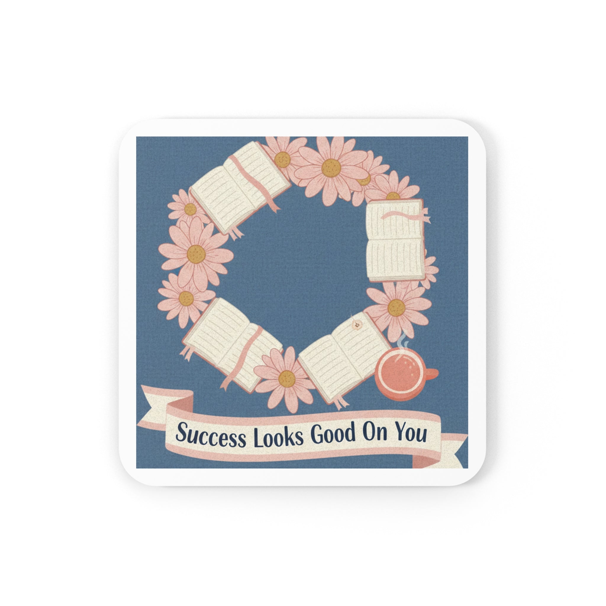 Daisies Cork Coaster – Success Looks Good on You