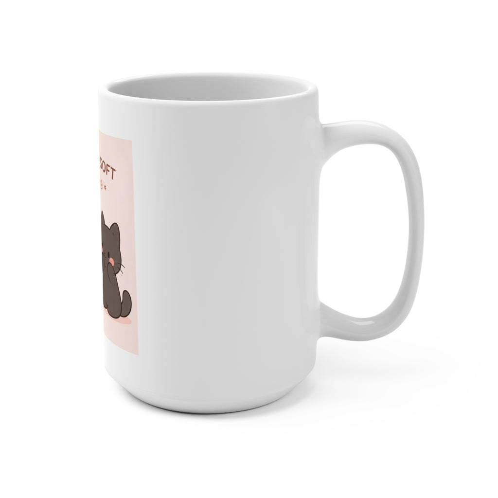 LOVE CAN BE SOFT Mug 15oz