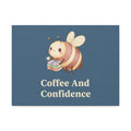Bee Canvas Print – Coffee and Confidence