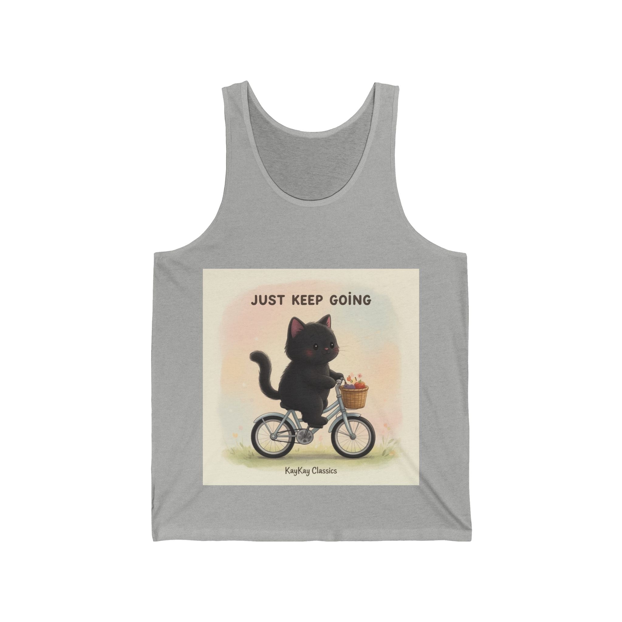 JUST KEEP GOING Cat Tank Top