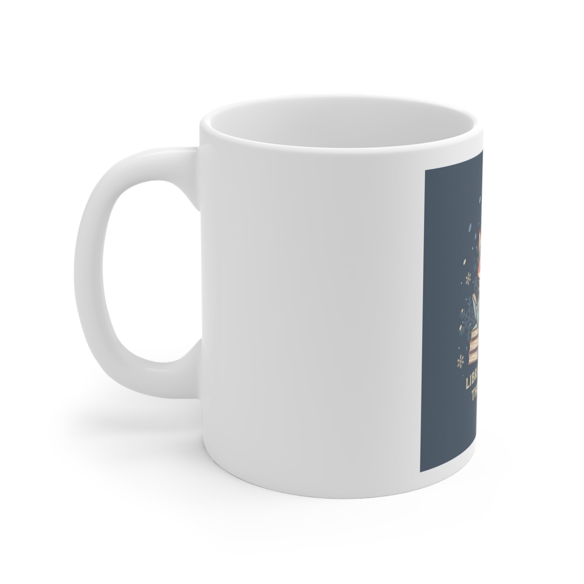 LIBRARY DAYS ARE THE BEST DAYS Fox Mug 11oz