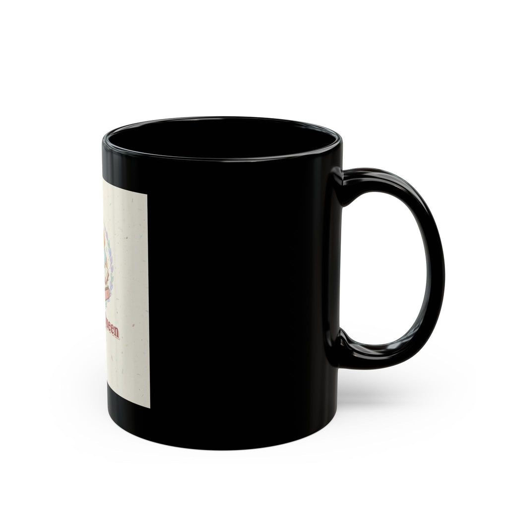 Campus Queen Dogs Black Mug 11oz