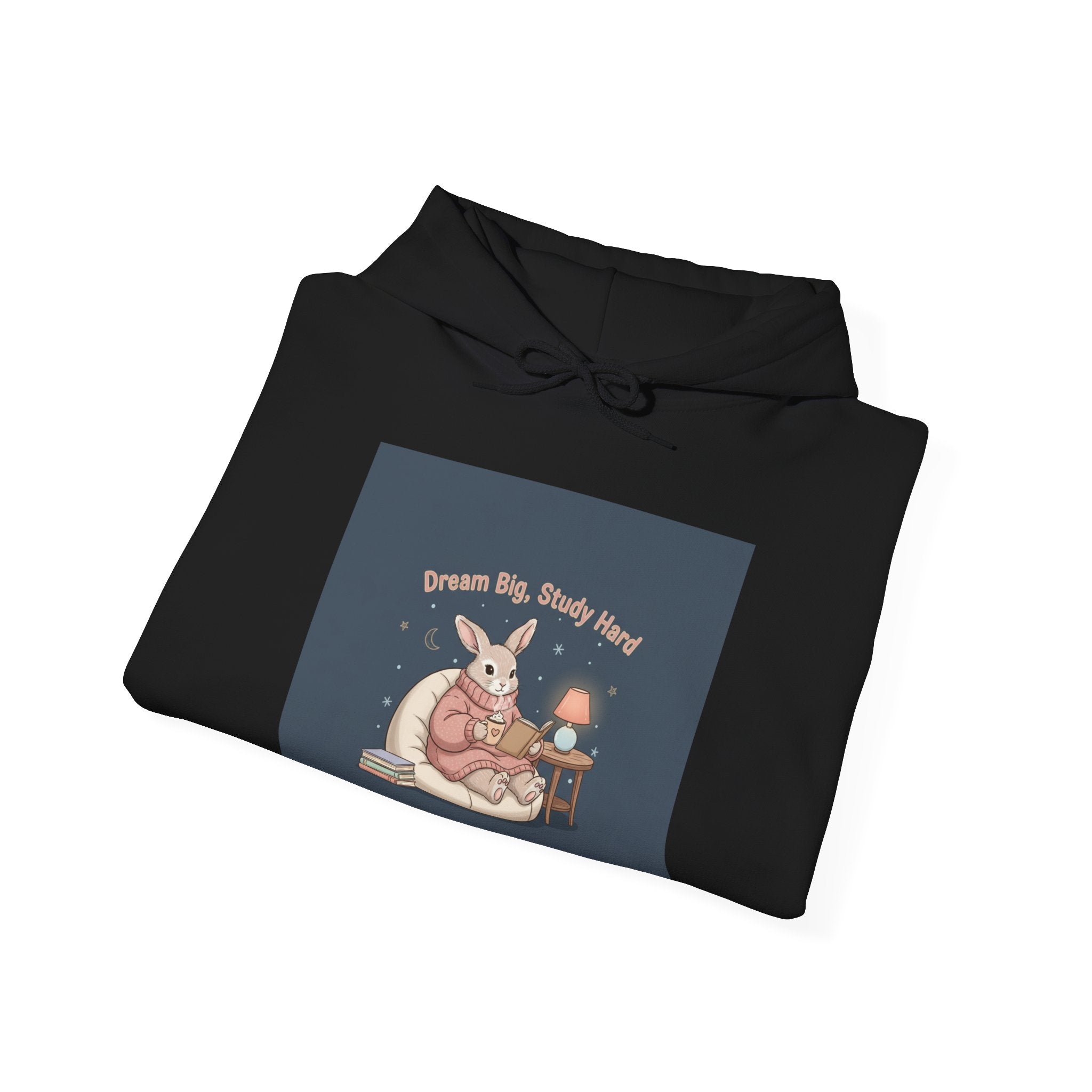 Bunny Hoodie – Dream Big Study Hard