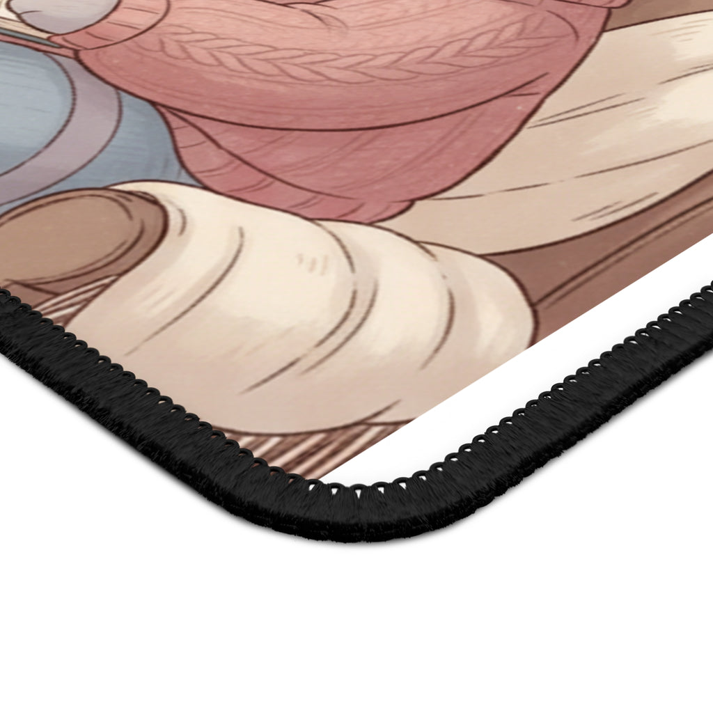 Rabbit Mouse Pad – Study Now, Slay Later