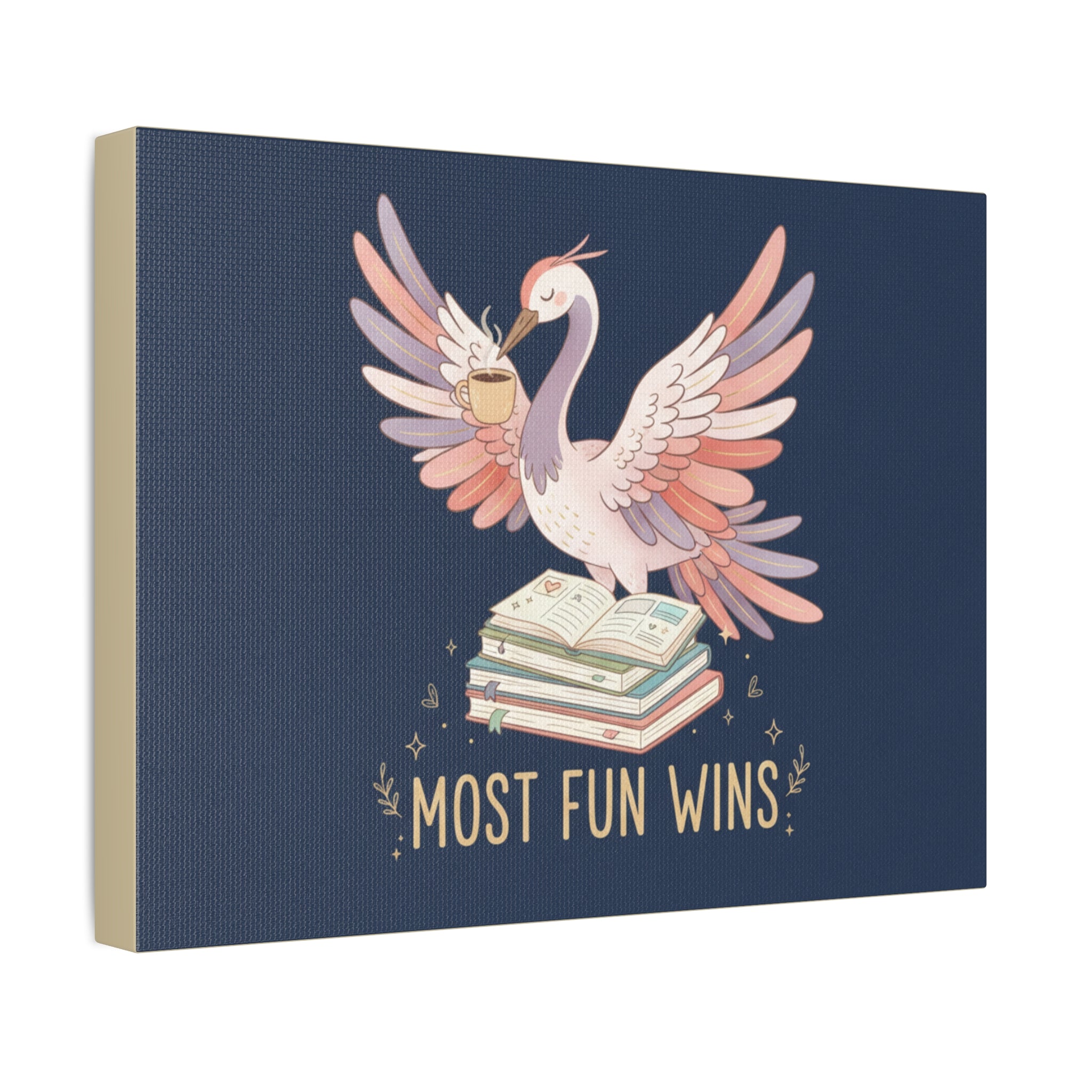 Crane Canvas Print – Most Fun Wins