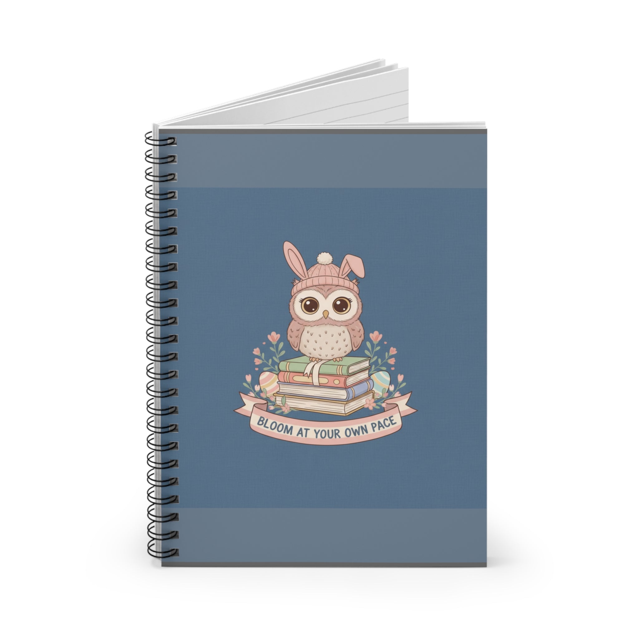 Bunny Spiral Notebook – Bloom at Your Own Pace