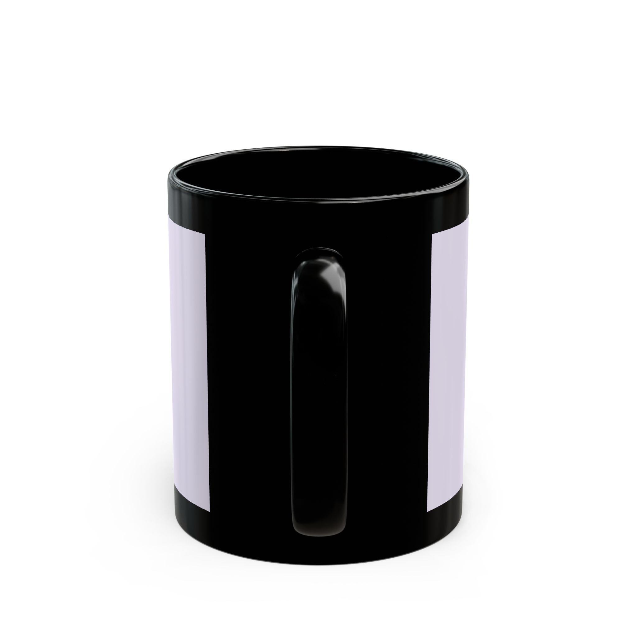 "YOU'RE NEVER TOO MUCH" Black Cat Black Mug | College Girl Gift | Fashion | KayKay Classics