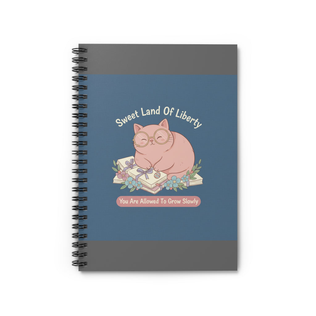 Cat Spiral Notebook – Sweet Land of Liberty