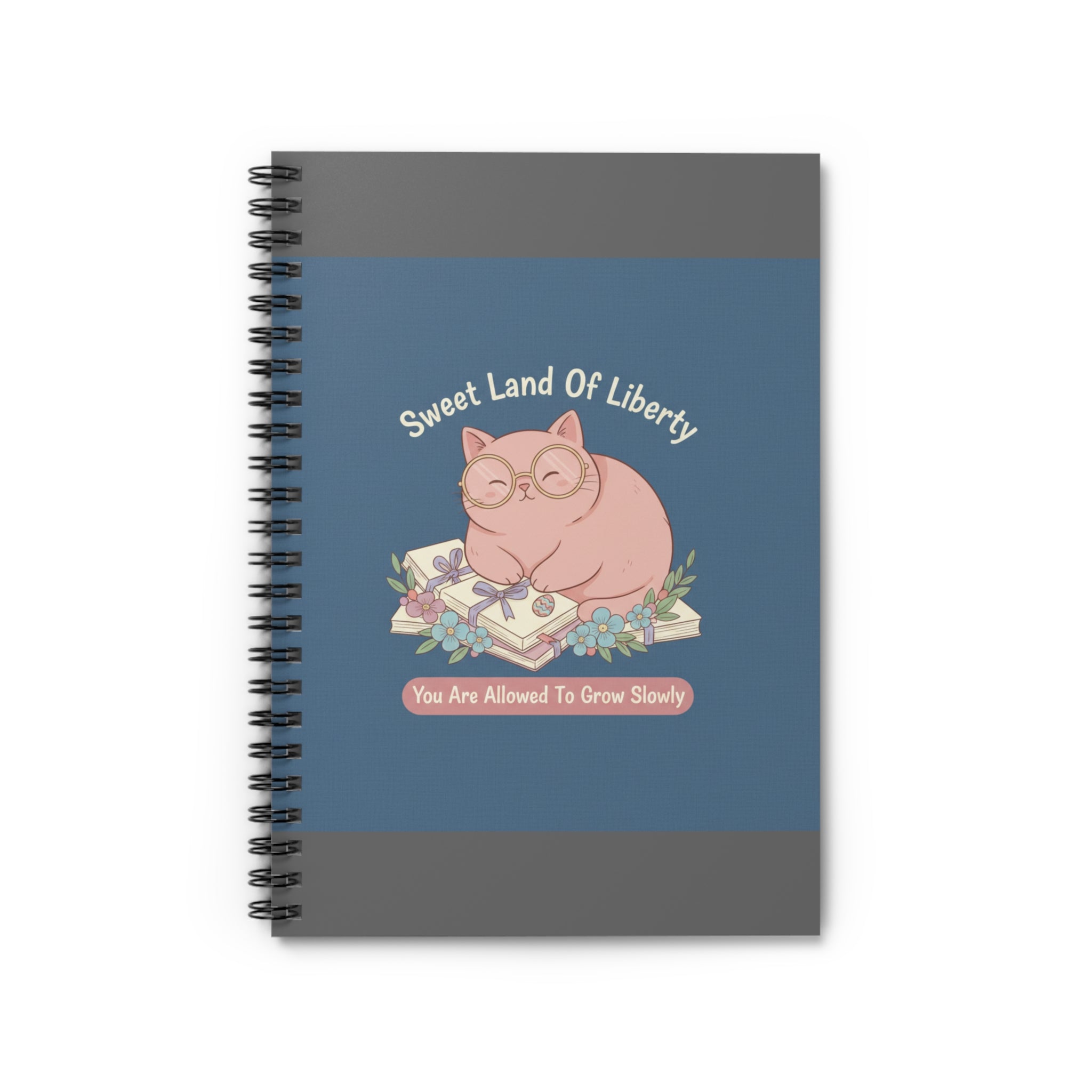 Cat Spiral Notebook – Sweet Land of Liberty