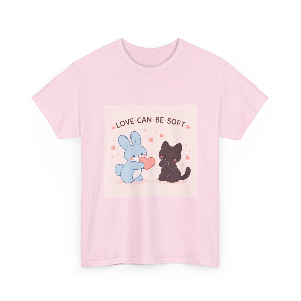"LOVE CAN BE SOFT" Black Cat Kids Tee | College Girl Gift | Fashion | KayKay Classics