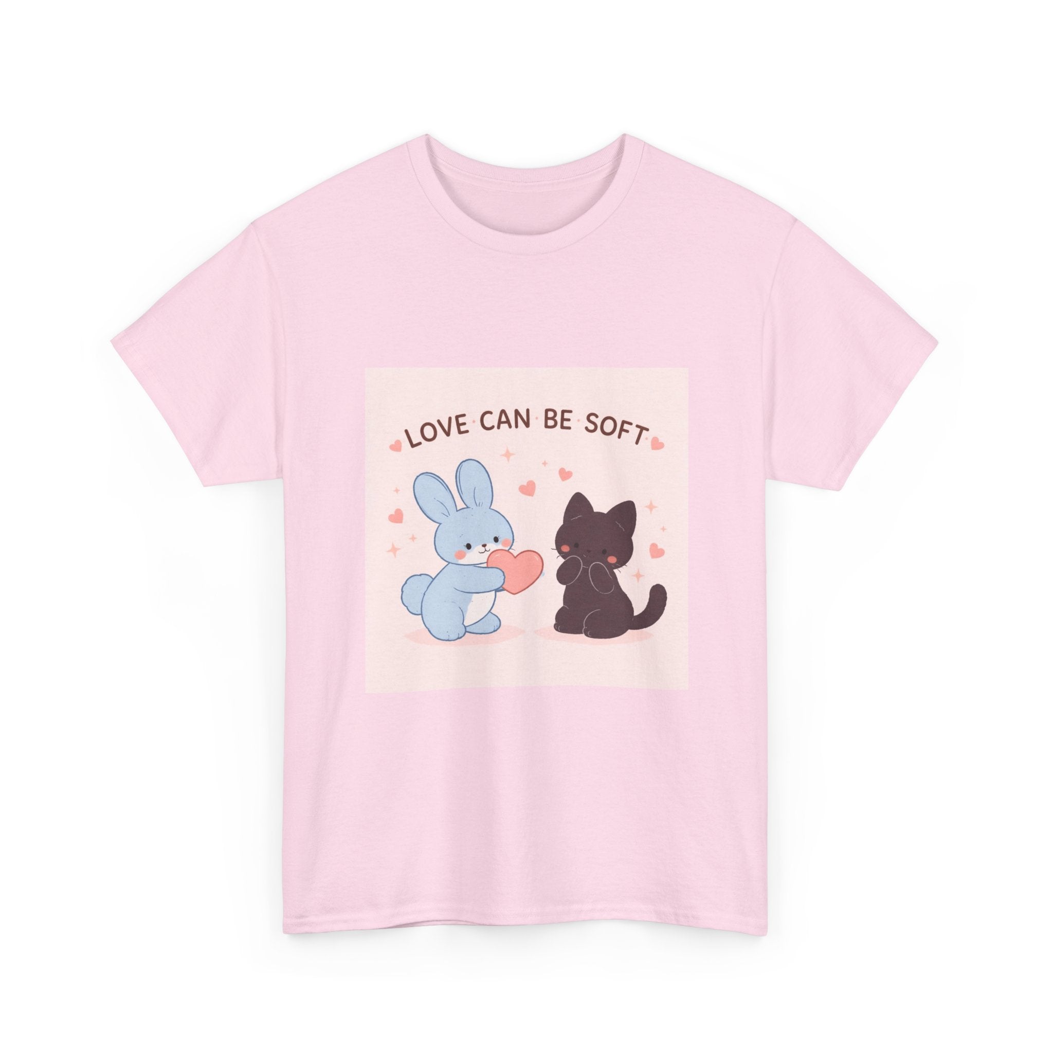 "LOVE CAN BE SOFT" Black Cat Kids Tee | College Girl Gift | Fashion | KayKay Classics