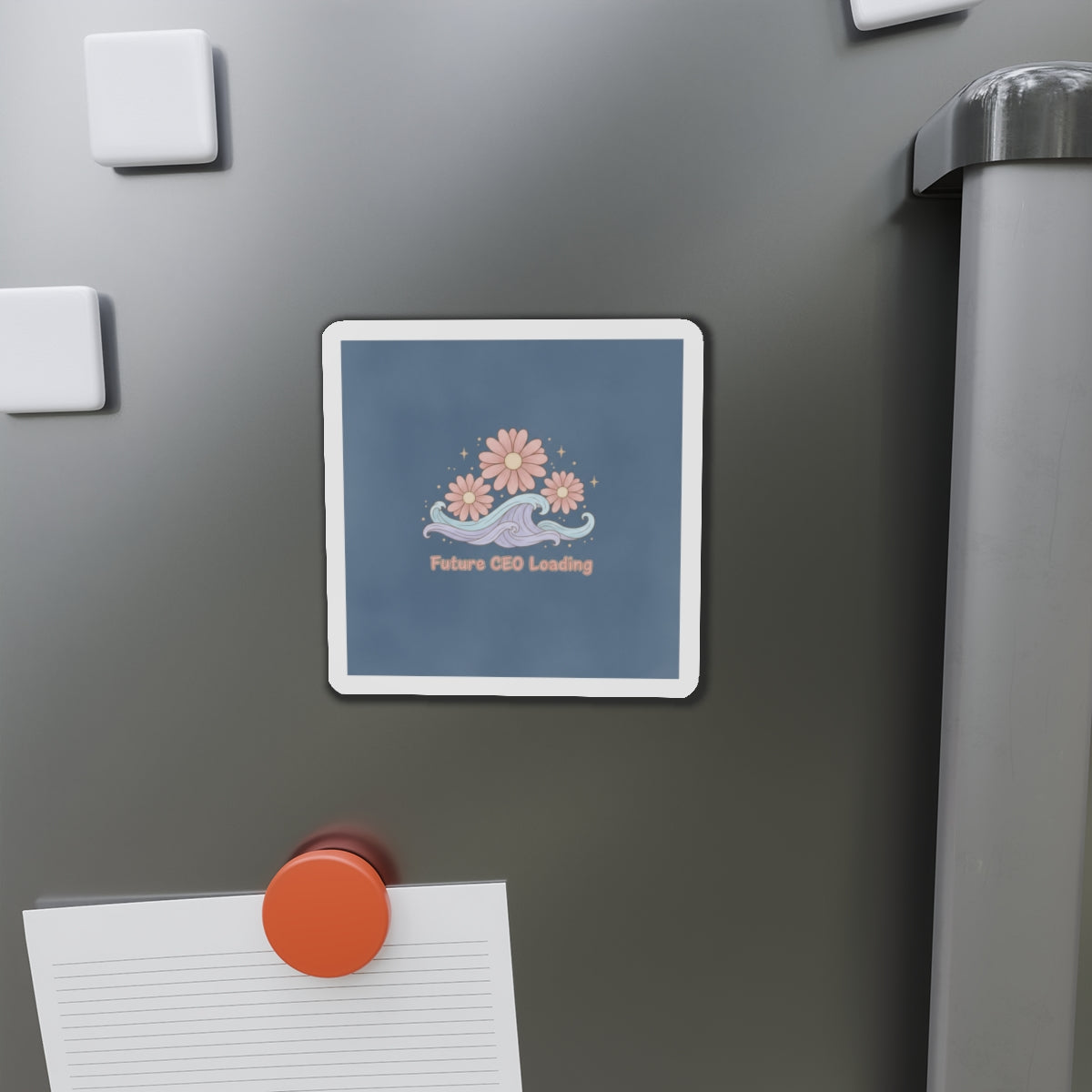 Daisies And Gentle Waves Die-Cut Magnet – Future Ceo Loading