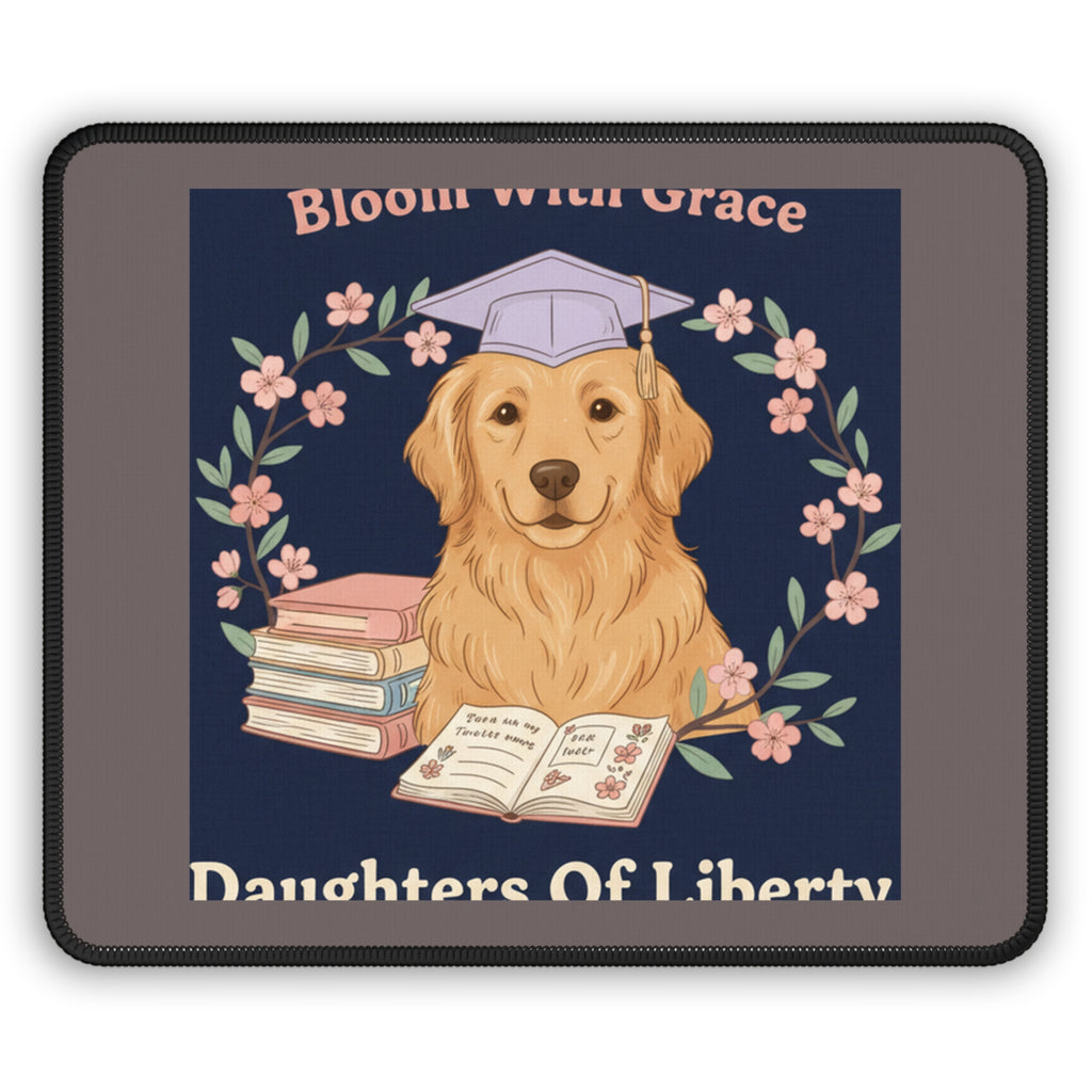 Golden Retriever Mouse Pad – Bloom With Grace