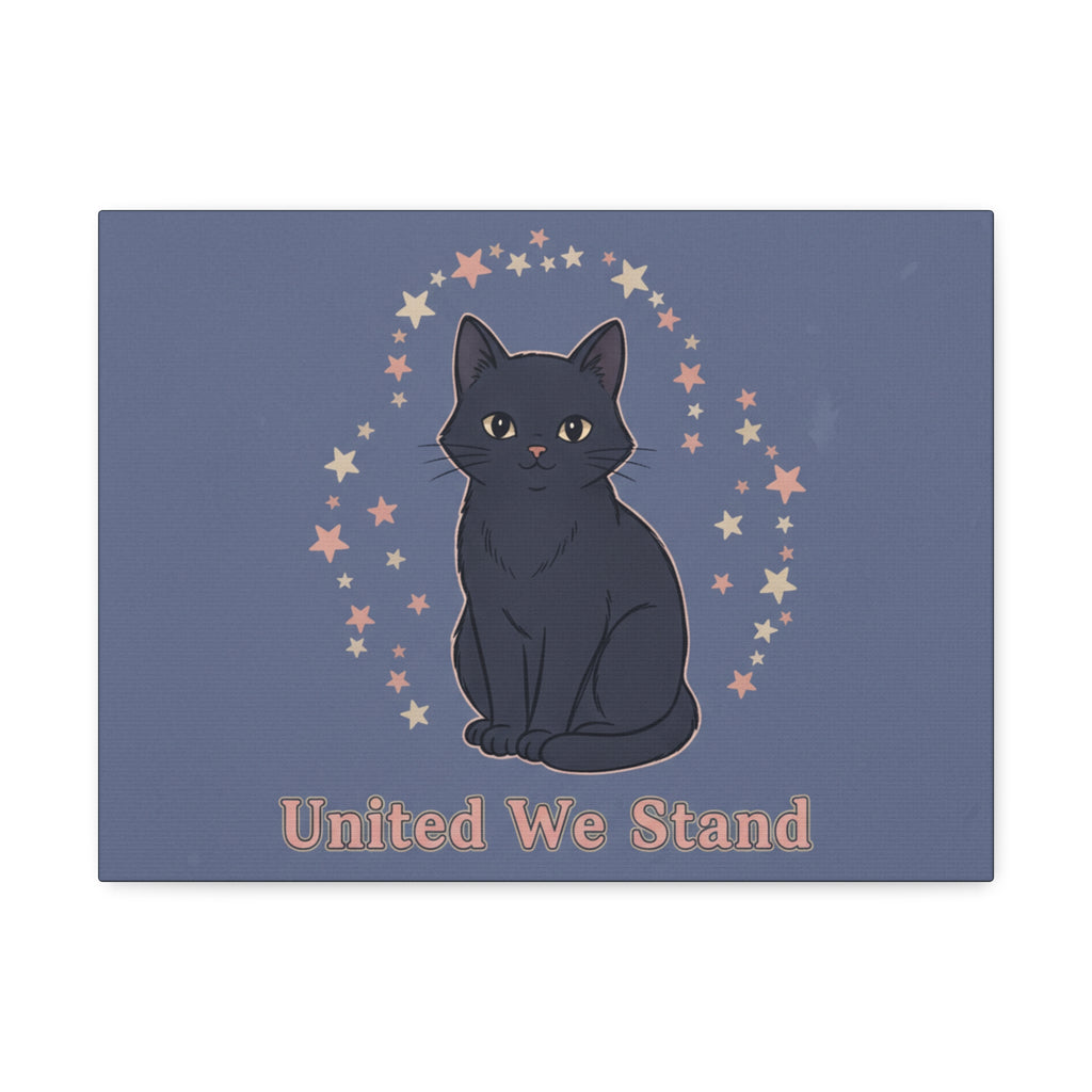 Black Cat Canvas Print – United We Stand