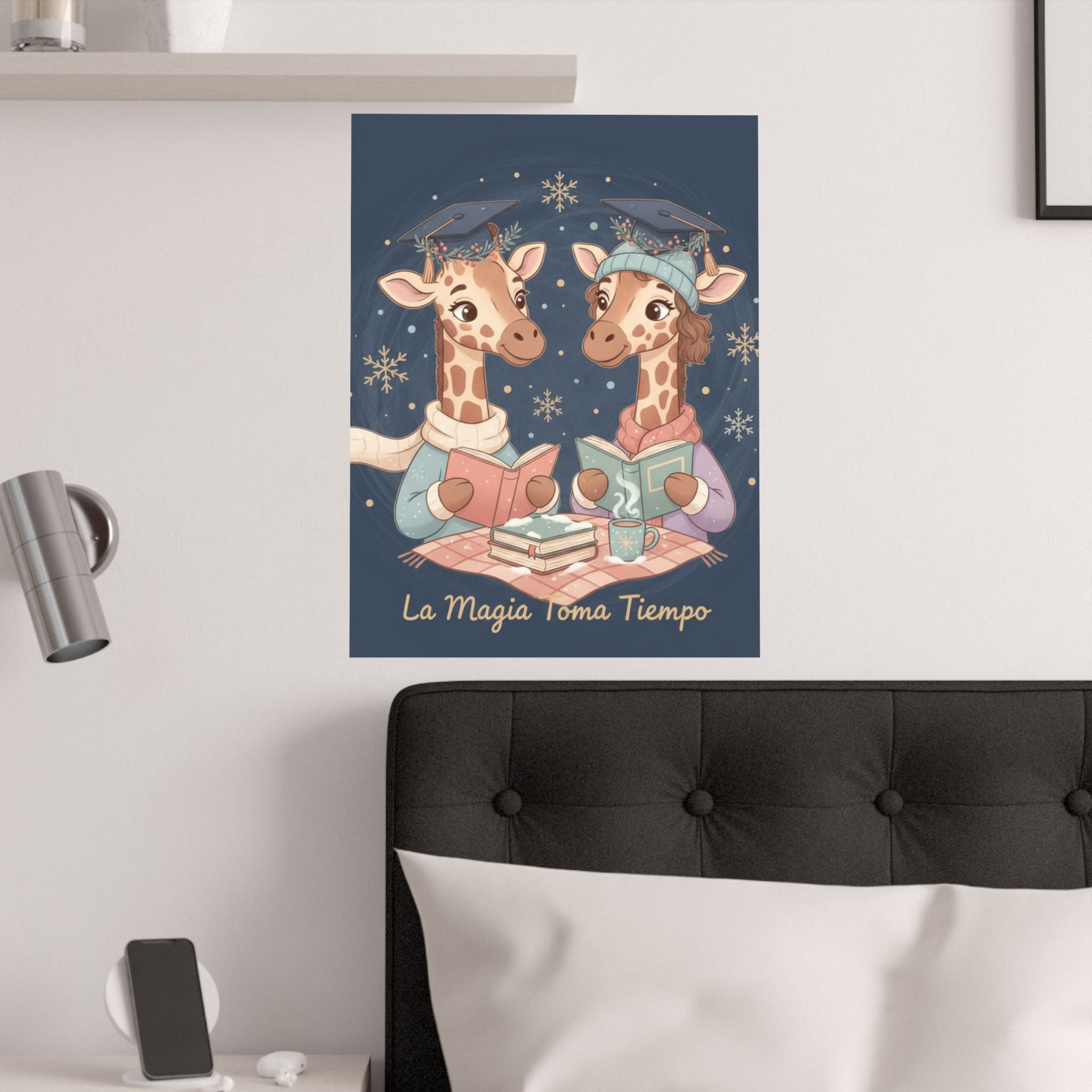 La Magia Toma Tiempo Giraffe Poster