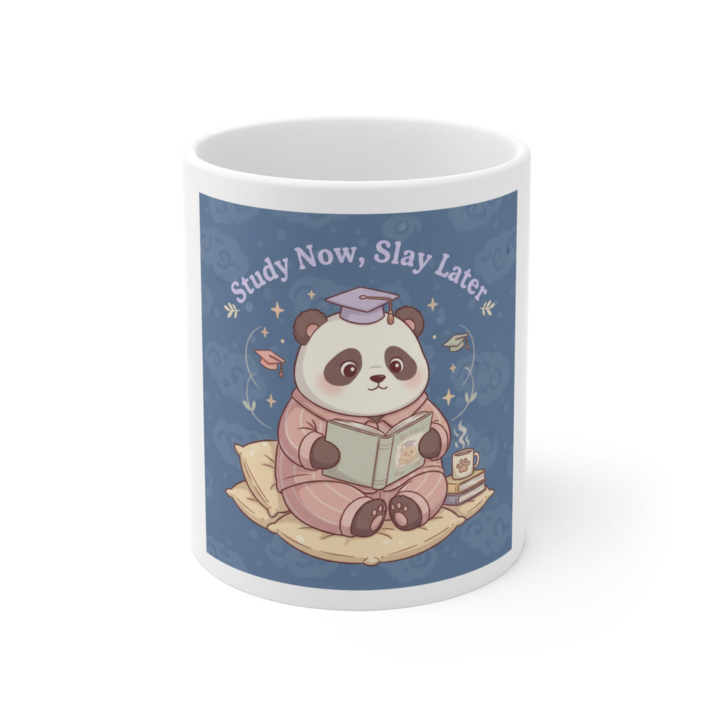 Bear Mug 11oz – Study Now Slay Later