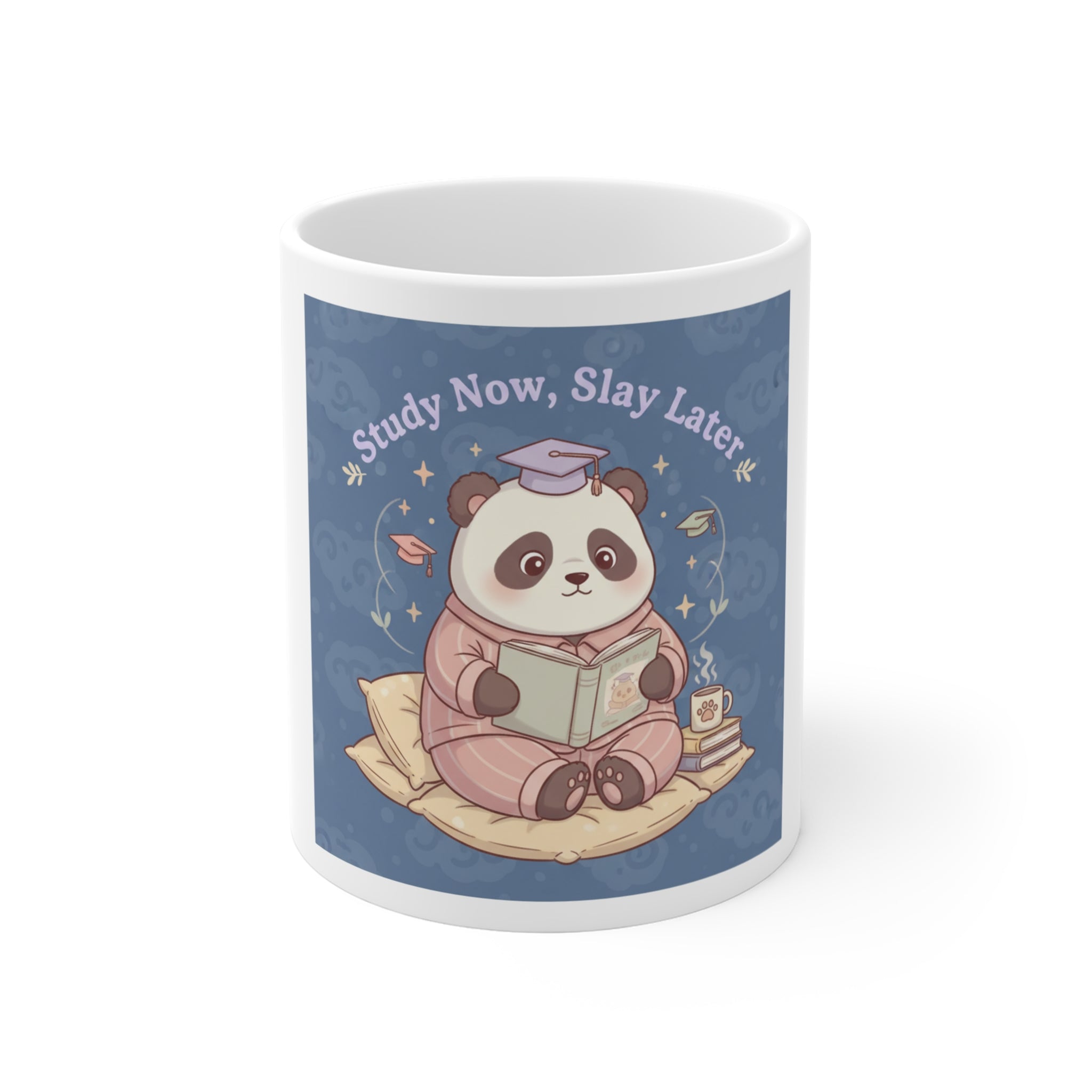 Bear Mug 11oz – Study Now Slay Later