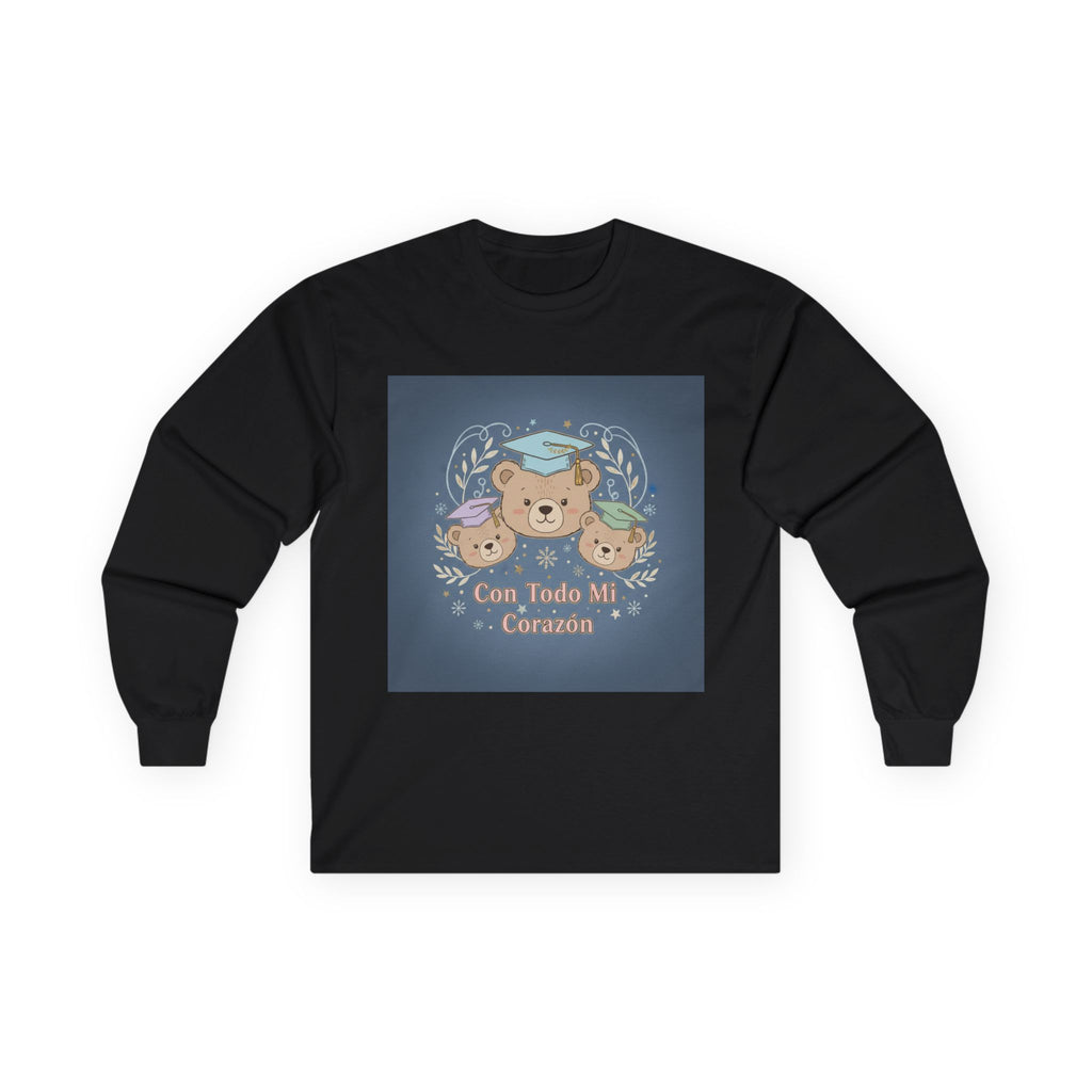 Con Todo Mi Corazón Bear Long Sleeve Tee