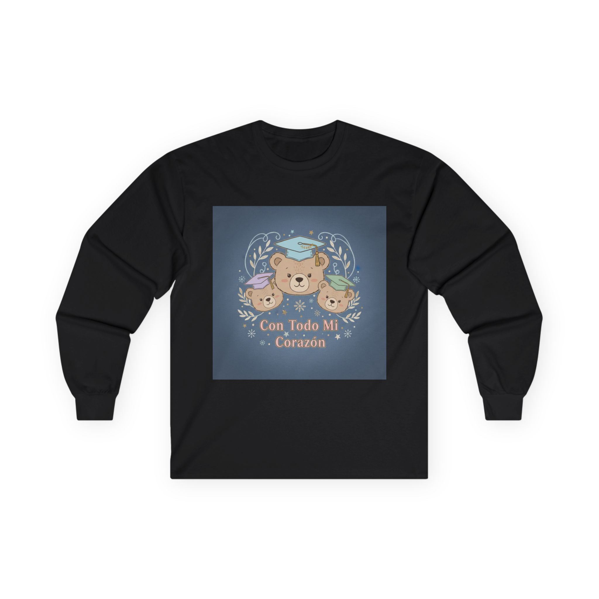 Con Todo Mi Corazón Bear Long Sleeve Tee