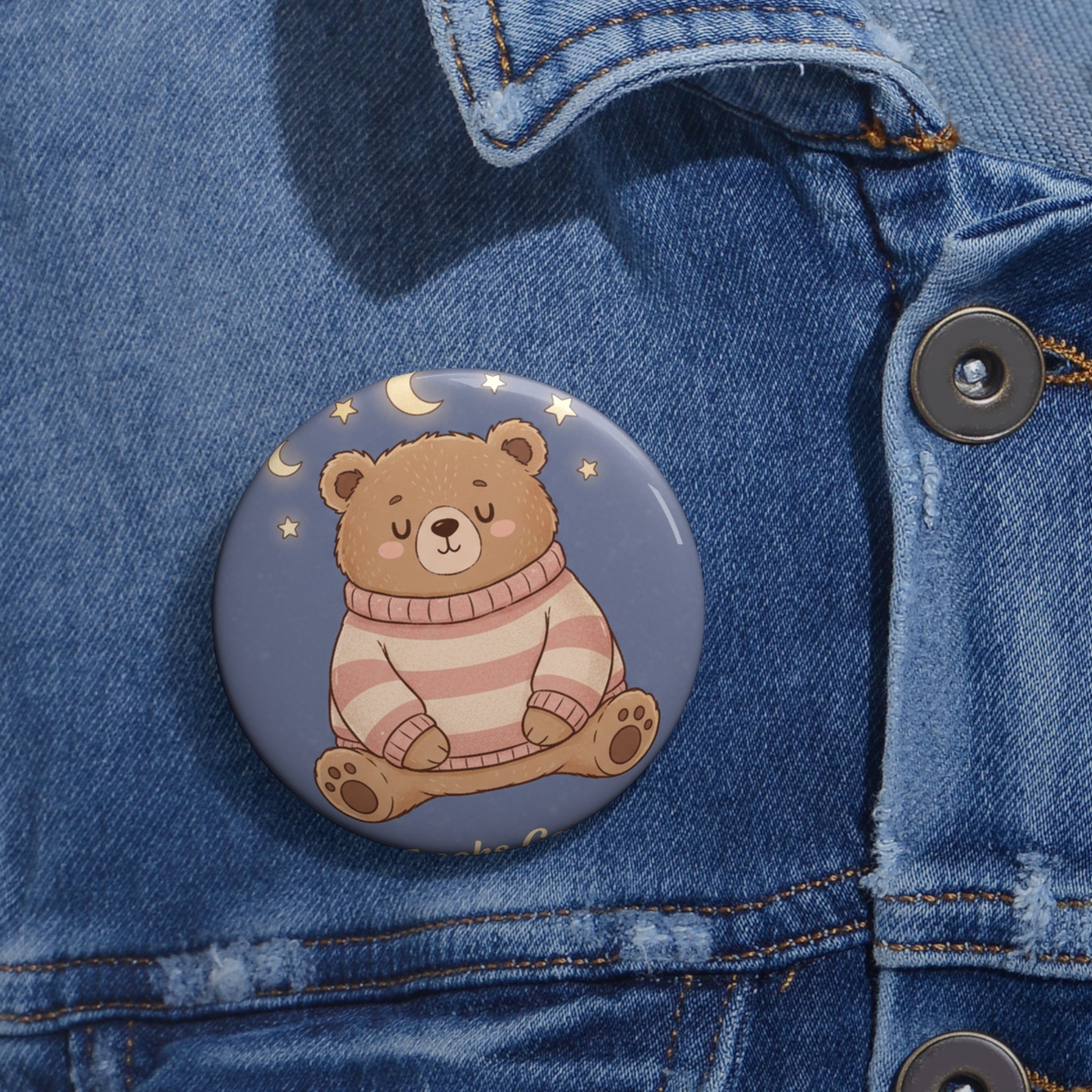 Bear Pin Button – Success Looks Good on You