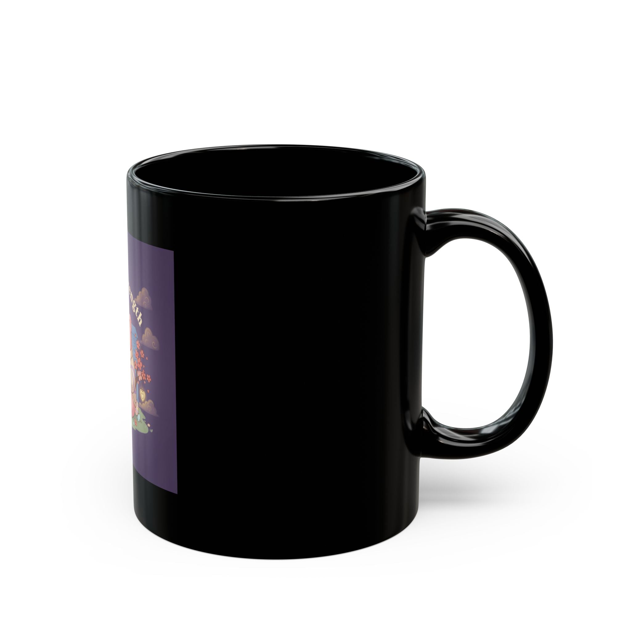 Bear Black Mug 11oz – Gentle Strength