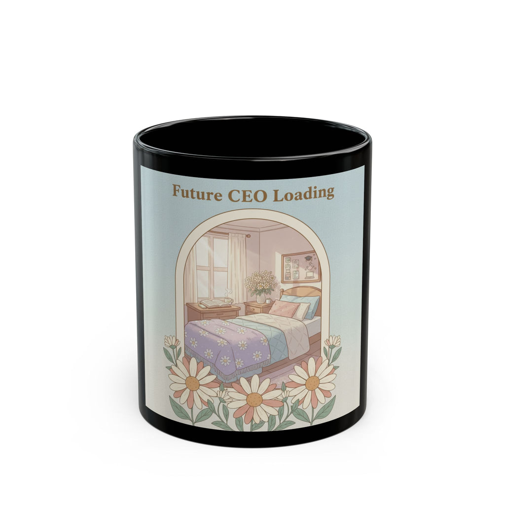 Future CEO Loading Black Mug 11oz
