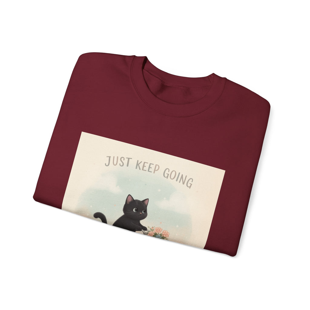 "Design" Black Cat Crewneck | College Girl Gift | Fashion | KayKay Classics