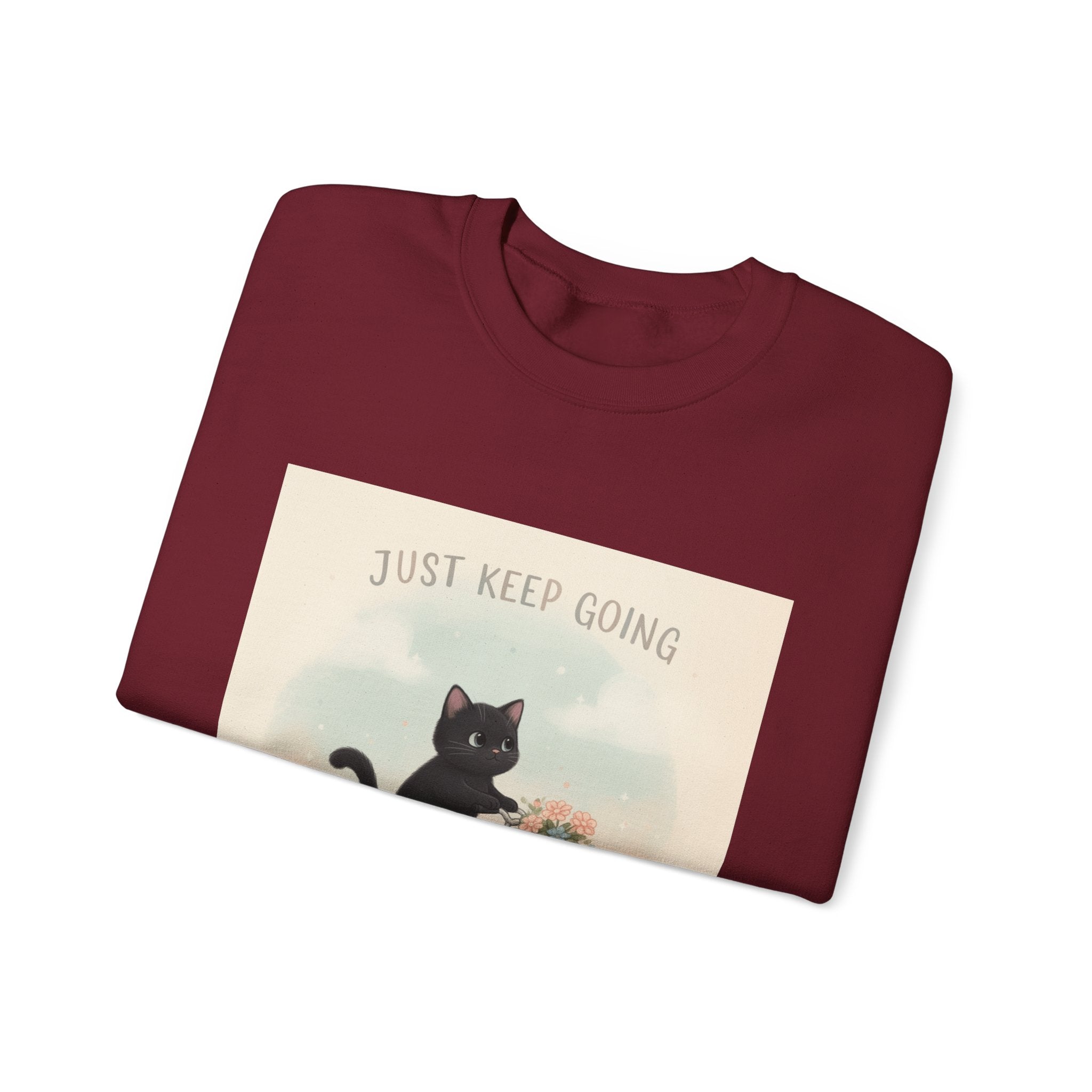"Design" Black Cat Crewneck | College Girl Gift | Fashion | KayKay Classics