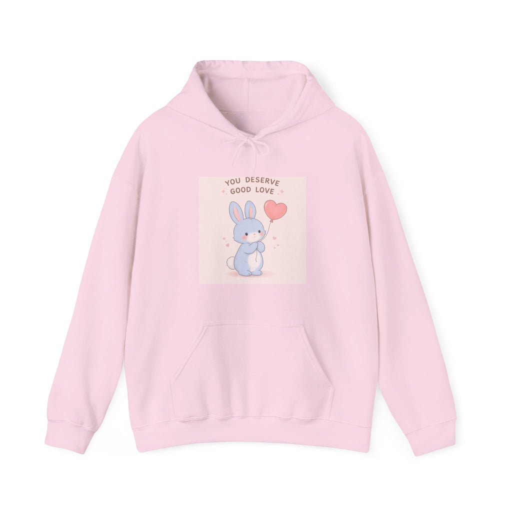 "YOU DESERVE GOOD LOVE" Black Cat Hoodie | College Girl Gift | Fashion | KayKay Classics