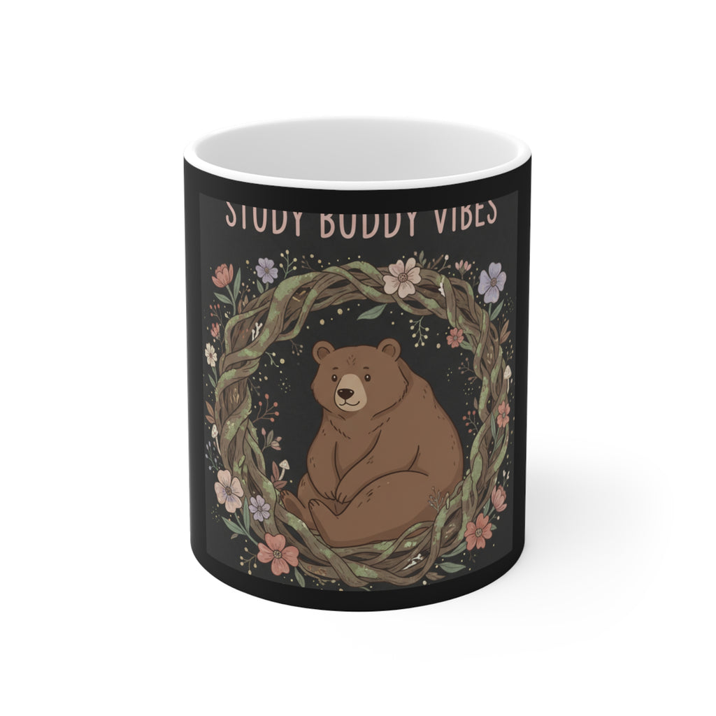 Bear Mug 11oz – Study Buddy Vibes