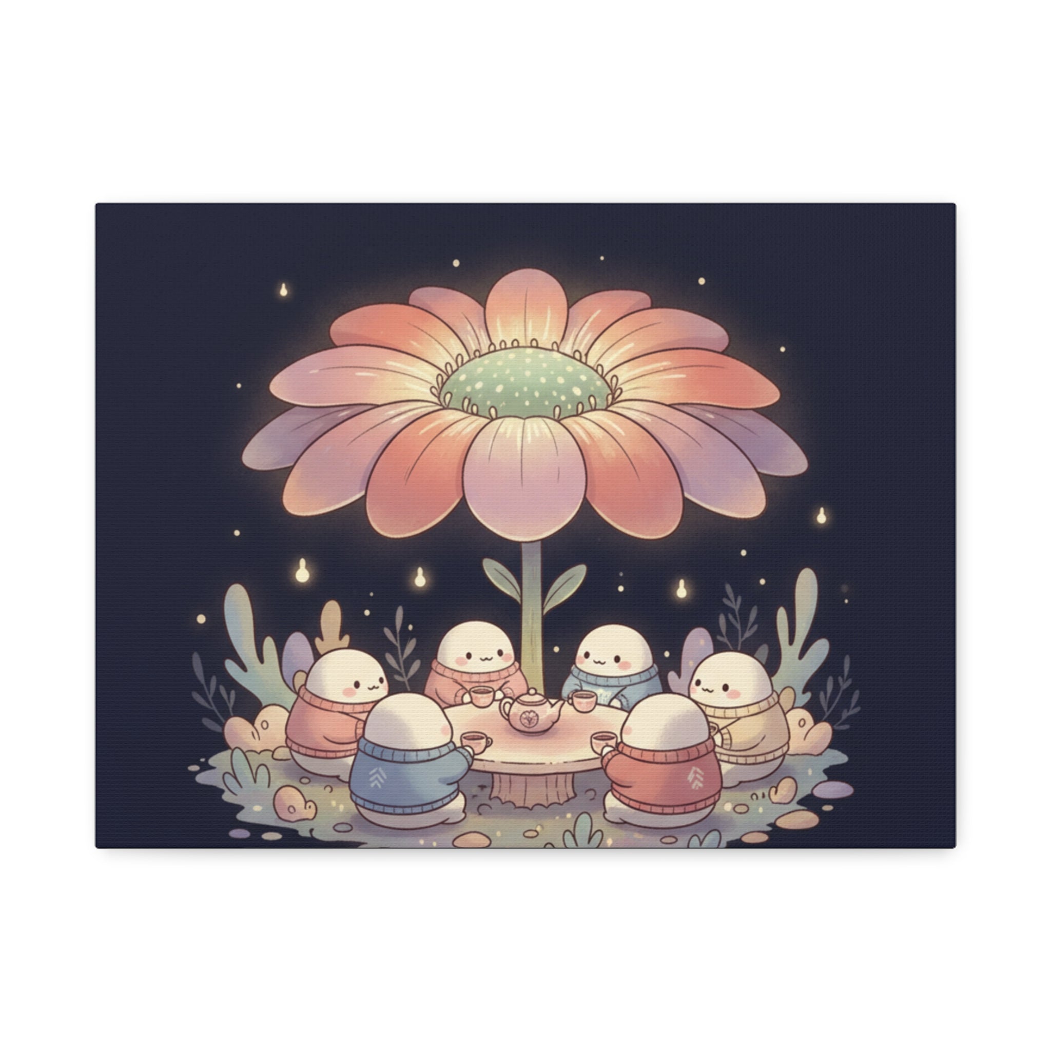 Tiny Chibi Creatures Canvas Print – Do Good Be Good