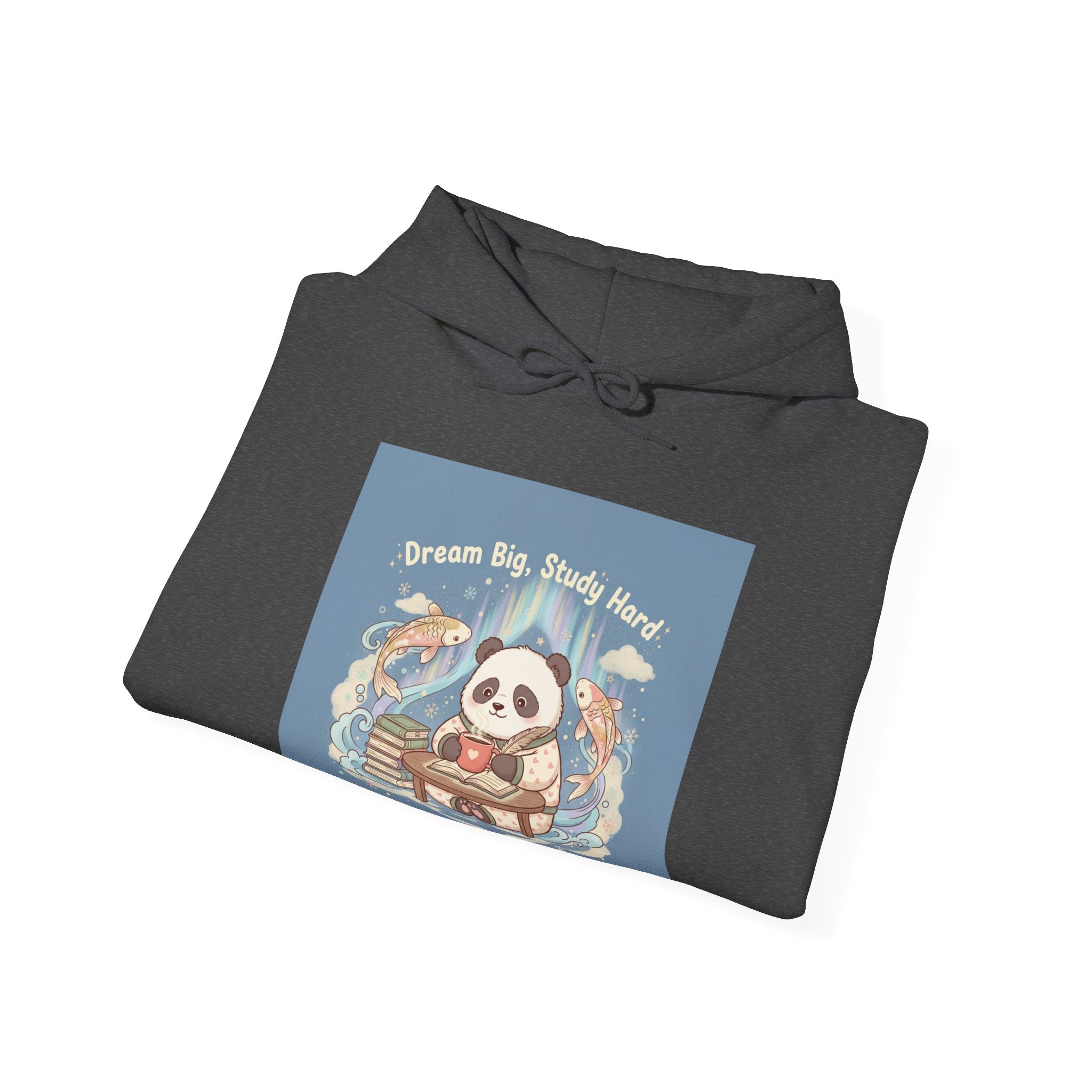 Dream Big, Study Hard Panda Hoodie
