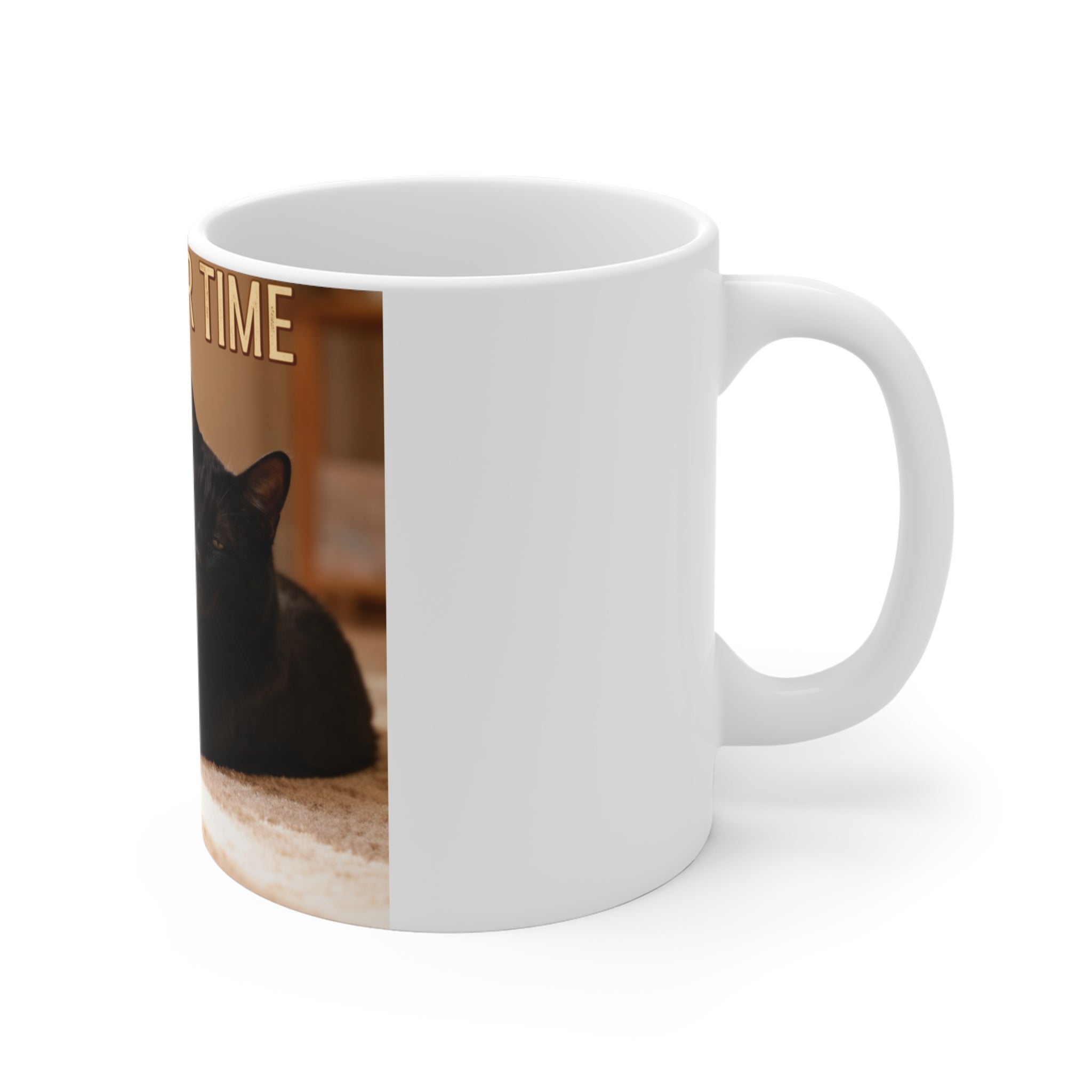 TAKE YOUR TIME Cat Mug 11oz