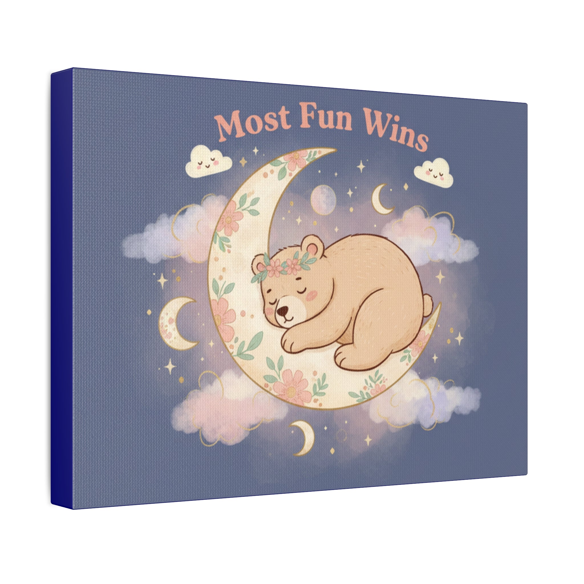 Bear Canvas Print – Most Fun Wins