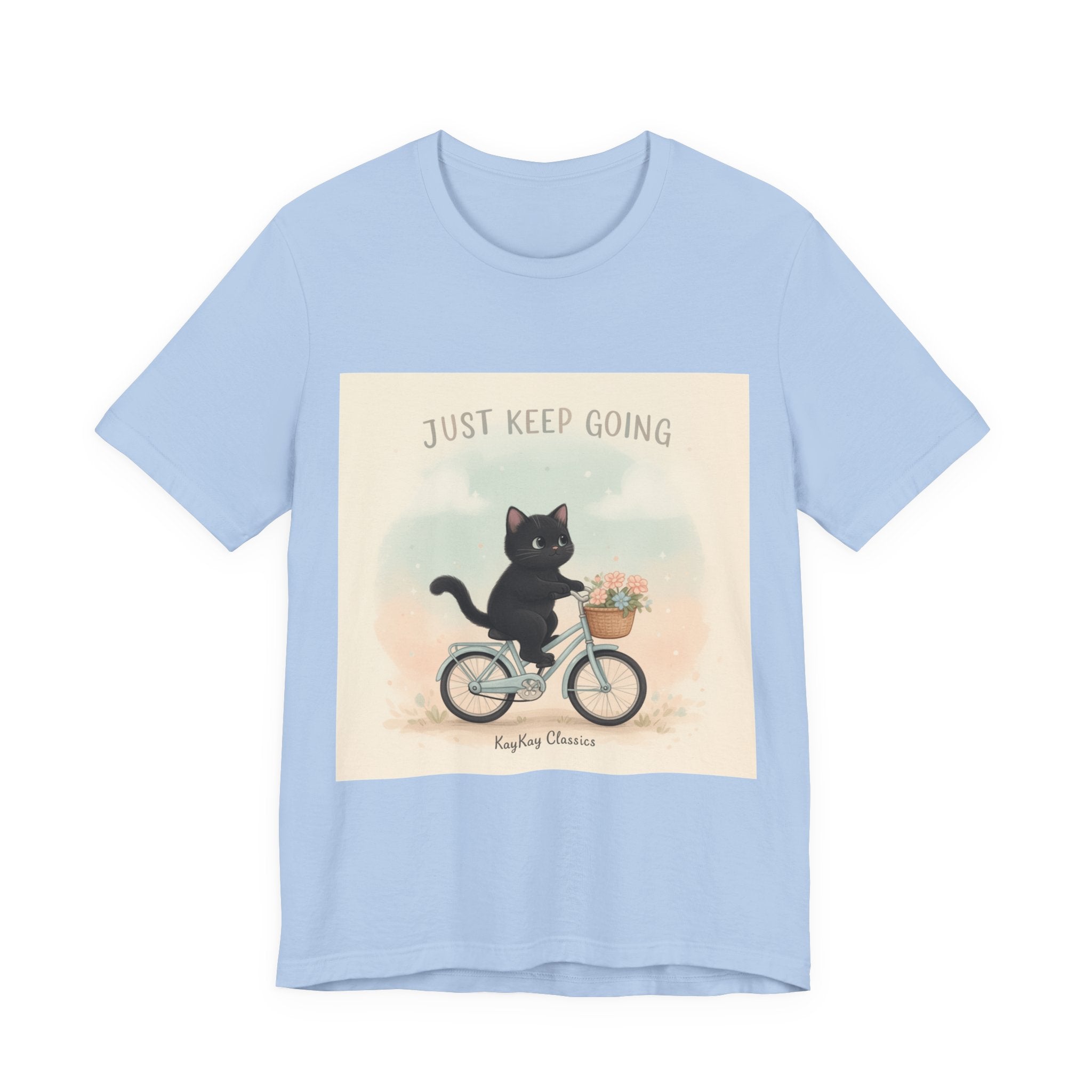"Design" Black Cat Women Tee | College Girl Gift | Fashion | KayKay Classics