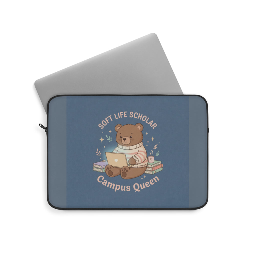 Bear Laptop Sleeve – Soft Life Scholar Campus Queen