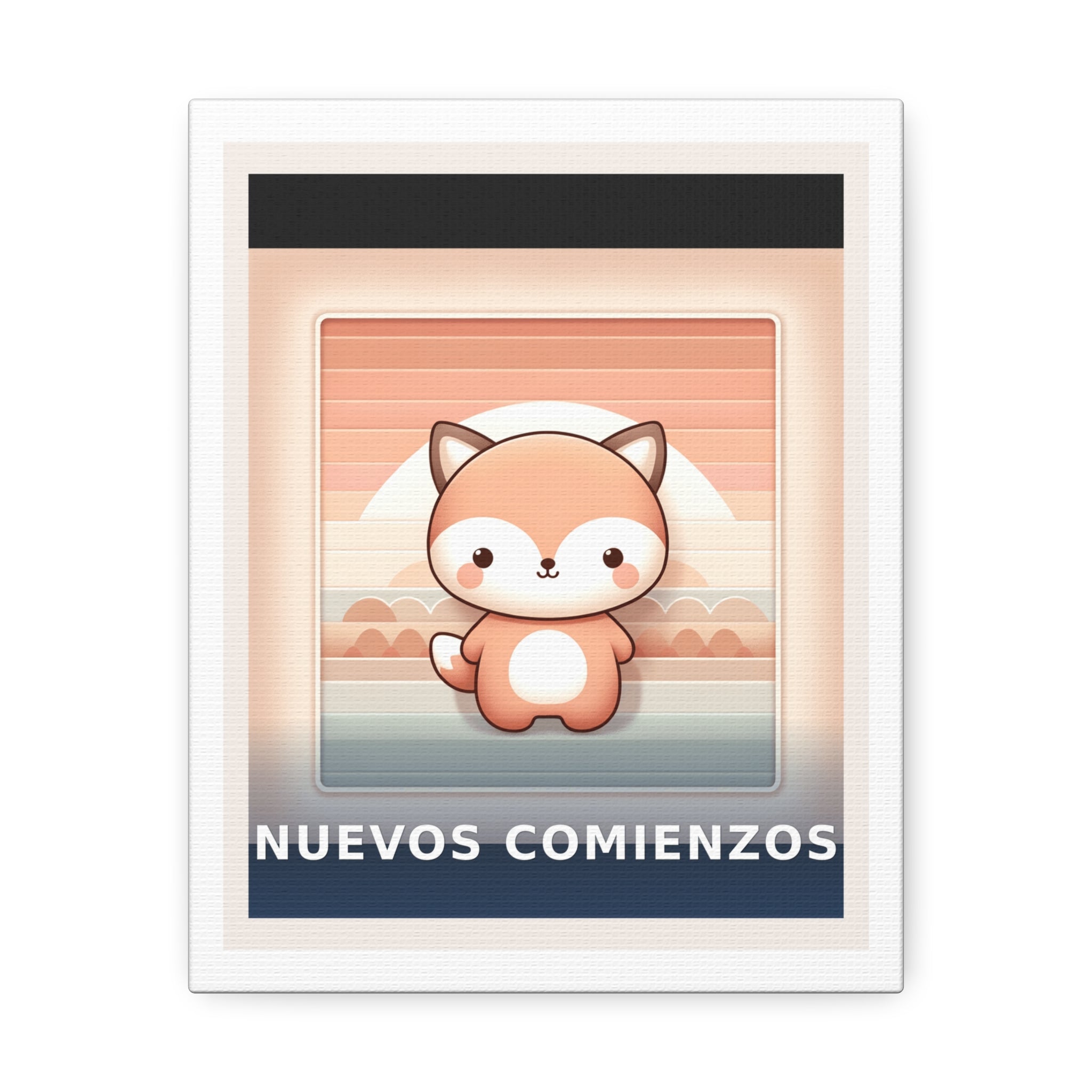 "Nuevos comienzos" Black Cat Canvas | Trendy Gift for Her | Lifestyle | KayKay Classics