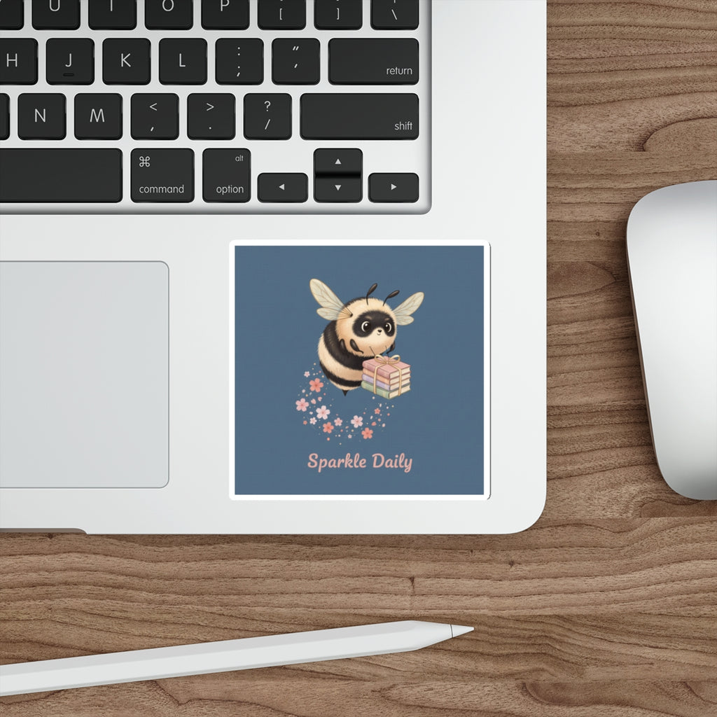 Bee Die-Cut Sticker – Sparkle Daily