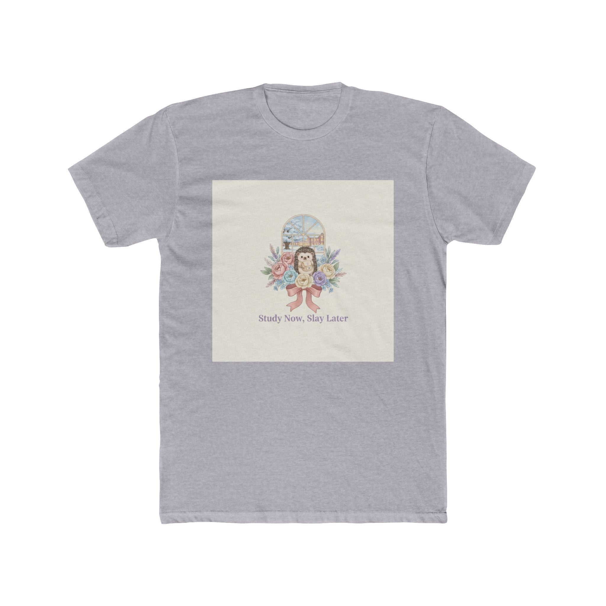 Study Now, Slay Later Hedgehog Unisex Tee