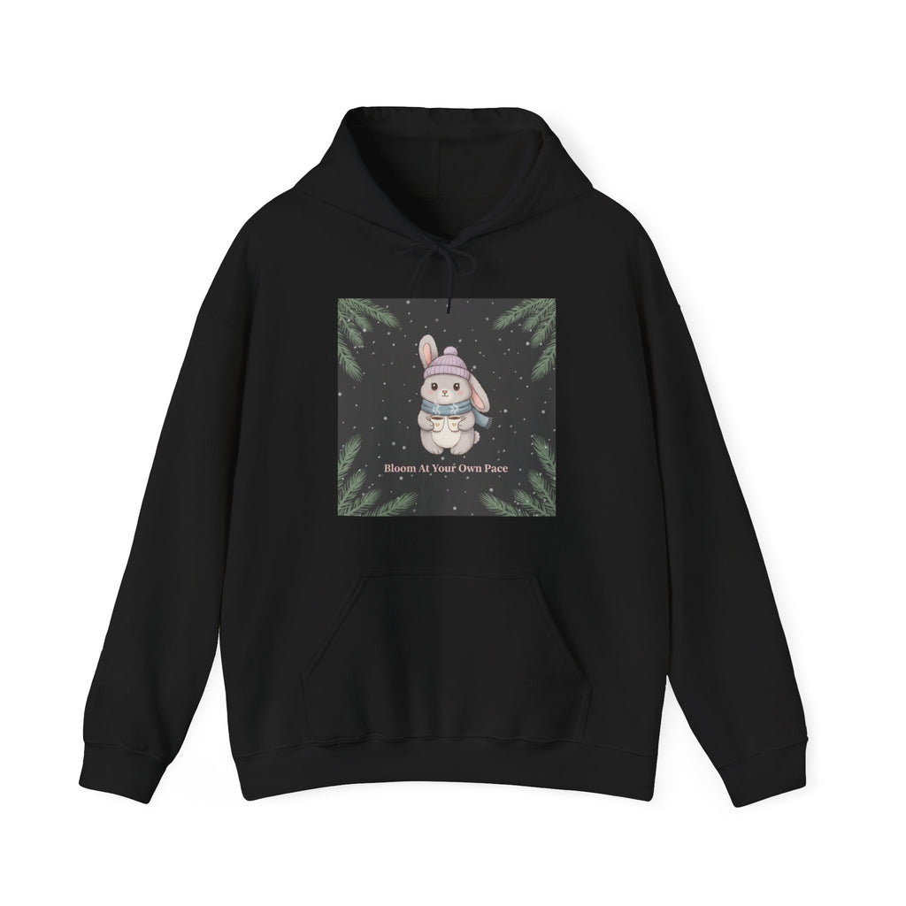 Bunny Hoodie – Bloom at Your Own Pace