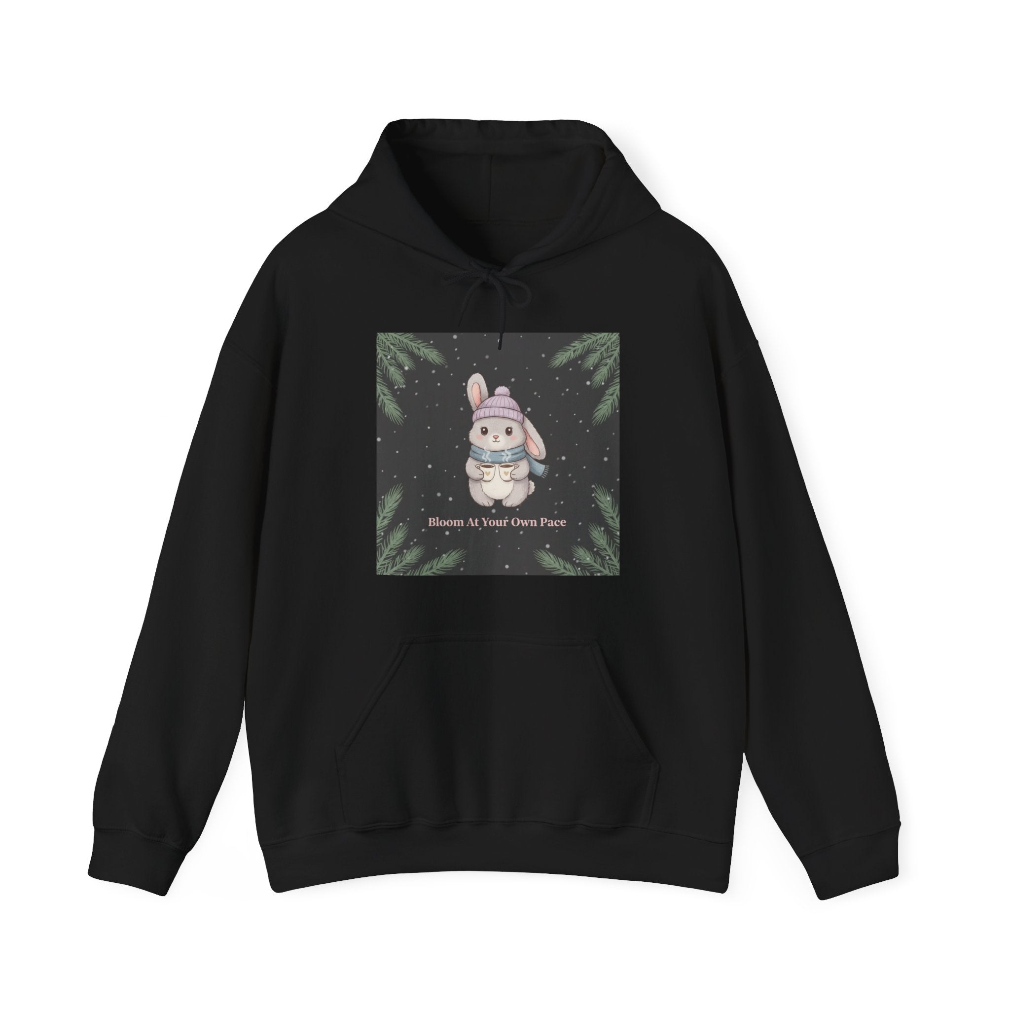 Bunny Hoodie – Bloom at Your Own Pace