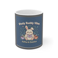 Bunny Mug 11oz – Study Buddy Vibes Coffee Comfort