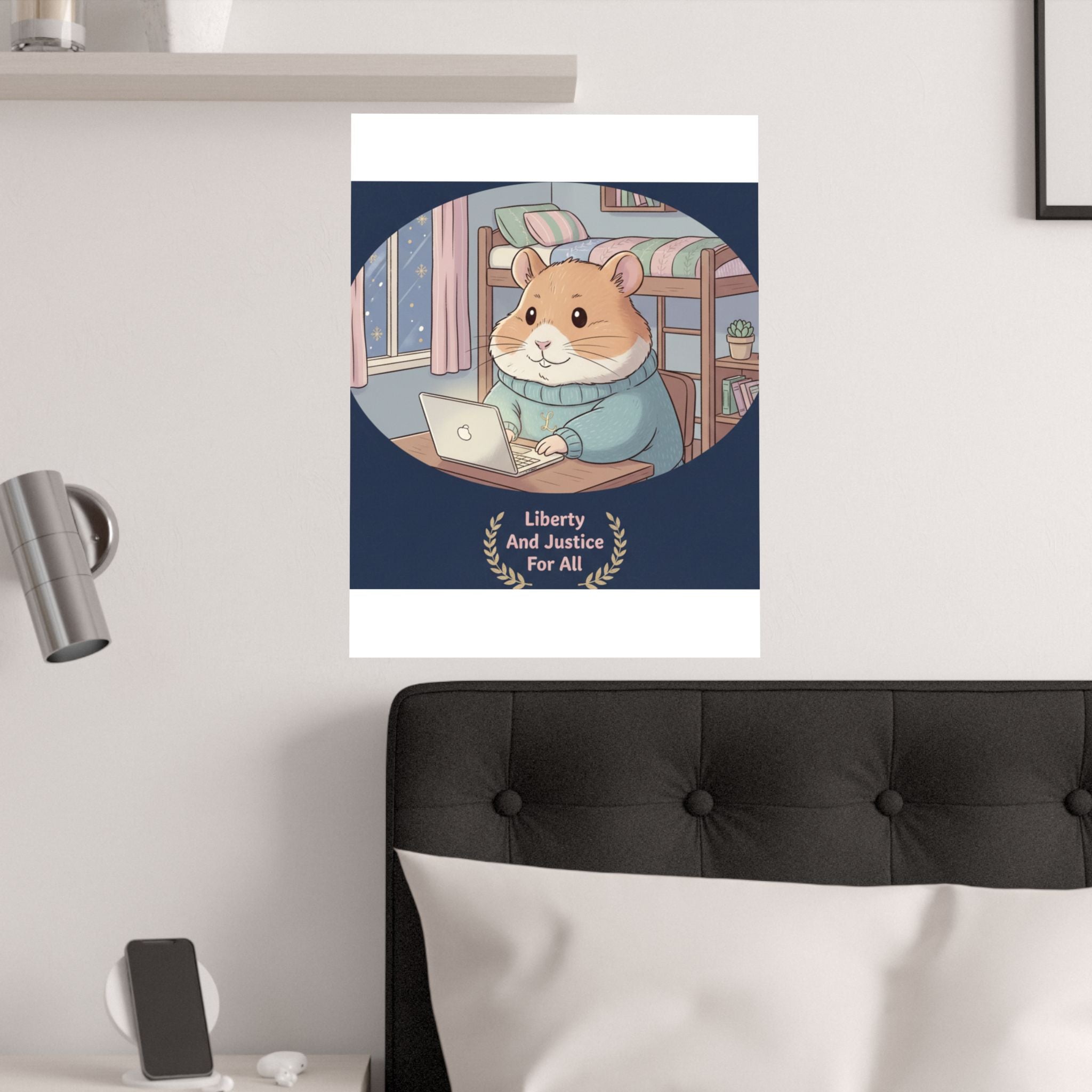 Bunny Poster – Liberty and Justice for All