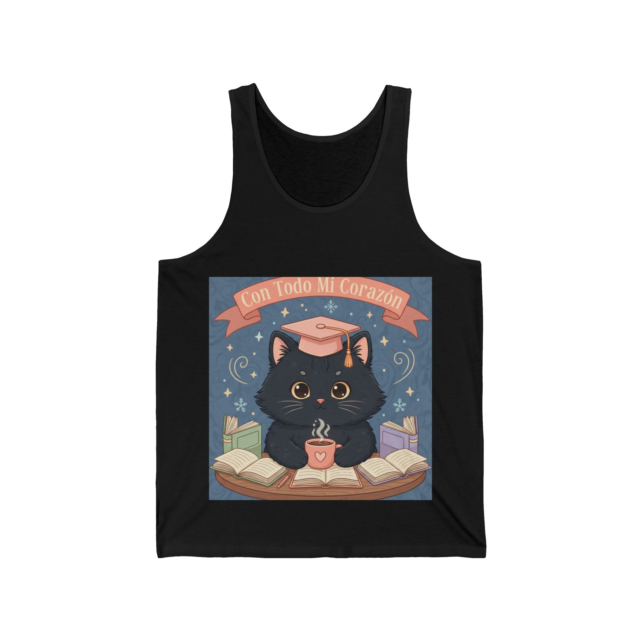 Cat Tank Top – Con Todo Mi Corazón