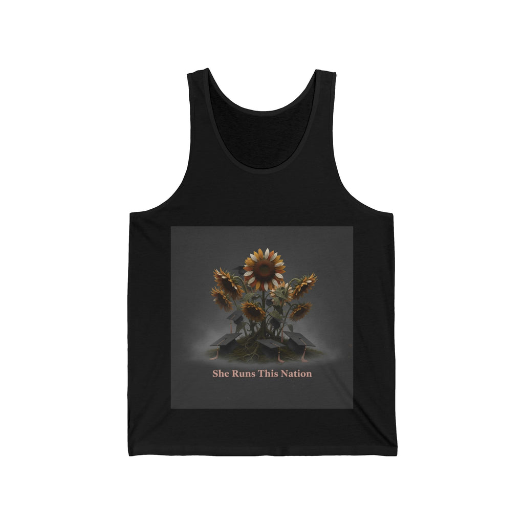 Sunflowers Tank Top – She Runs This Nation