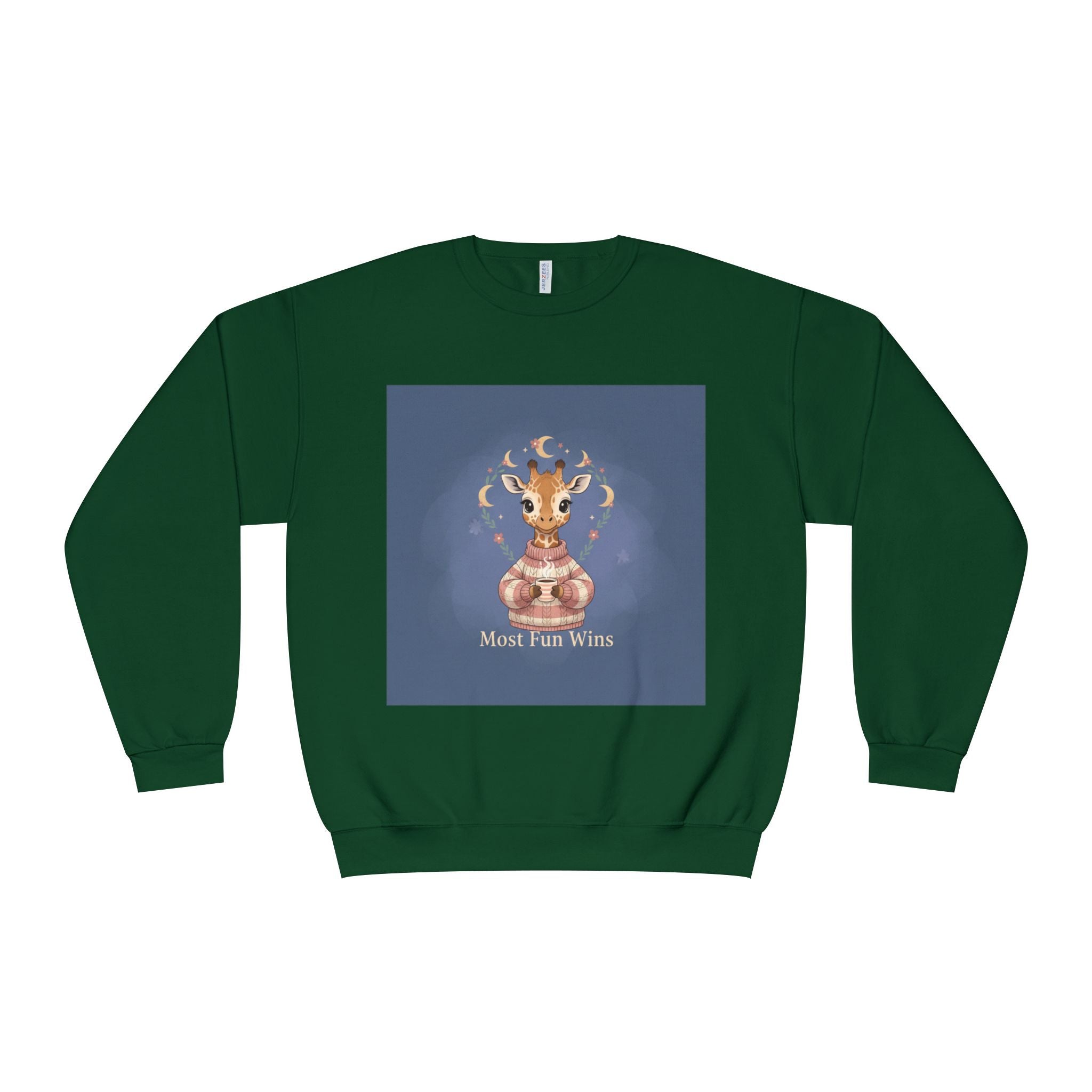 Giraffe Crewneck Sweatshirt – Most Fun Wins