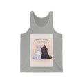 "YOU'RE NEVER TOO MUCH" Black Cat Tank Top | College Girl Gift | Fashion | KayKay Classics