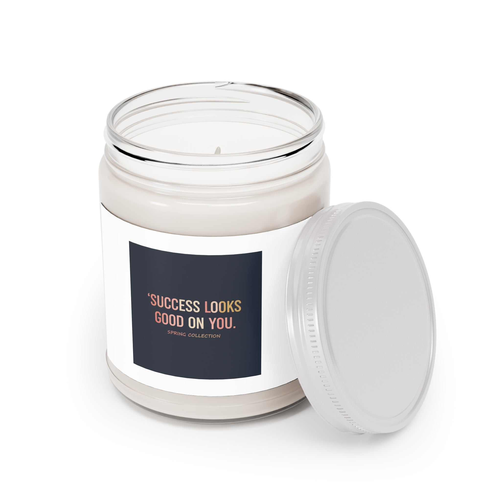 Typography Only Scented Candle – Success Looks Good on You Spring Collect